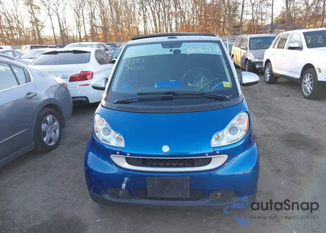 2008 Smart Fortwo Passion из США, поврежденный, VIN WMEEK31X48K167864